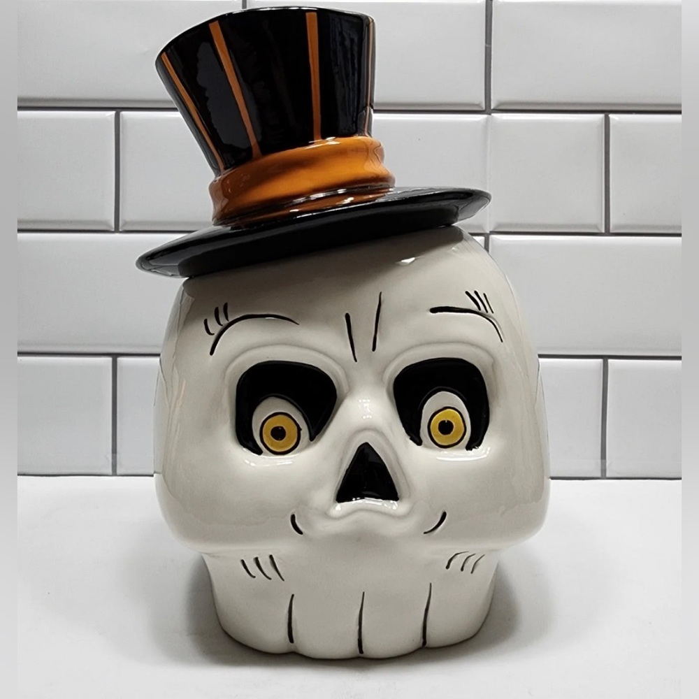 NEW Transpac Skeleton Canister by Shelly Comiskey 💀